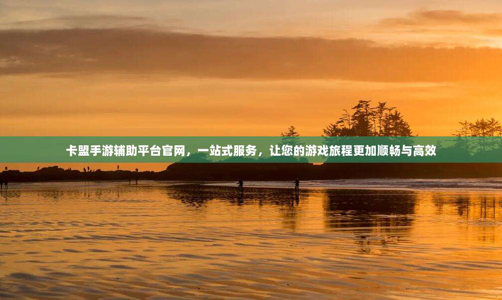 卡盟手游辅助平台官网，一站式服务，让您的游戏旅程更加顺畅与高效